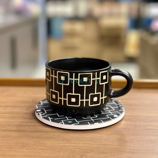 Danny Home™ 6 Pcs Cup & Saucer Set ( 3 )