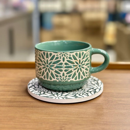 Danny Home™ 6 Pcs Cup & Saucer Set ( 7 )