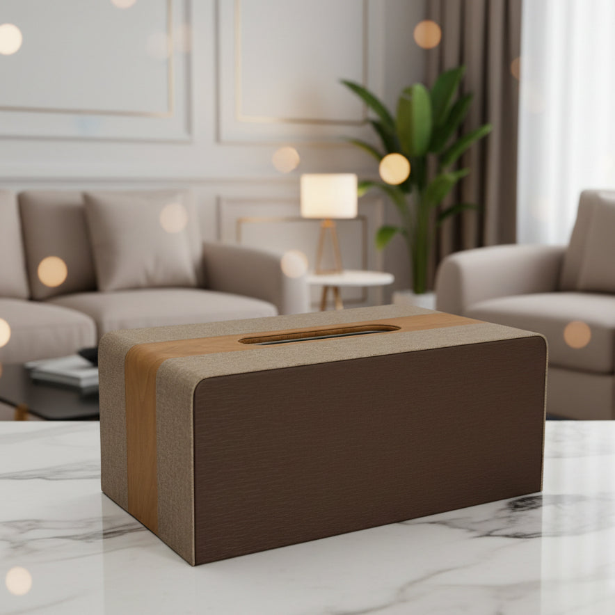 Luxury Leather Tissue Box Holder – Rectangular ( 4 )