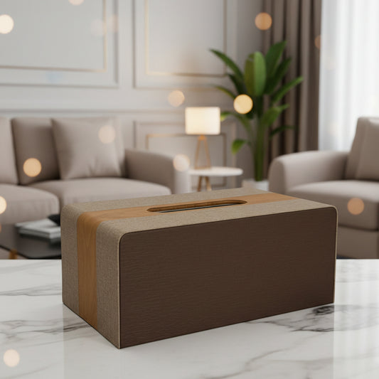 Luxury Leather Tissue Box Holder – Rectangular ( 4 )