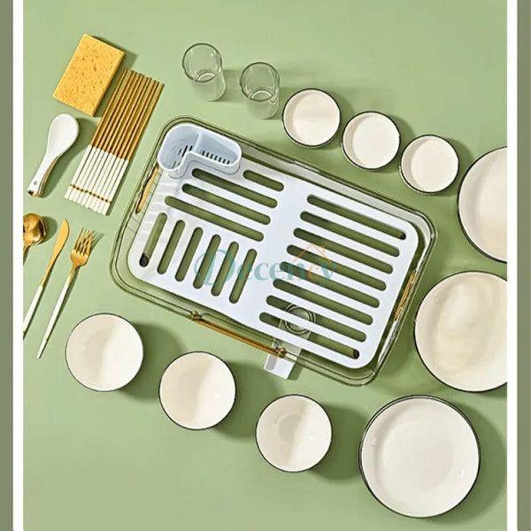 Transparent Dish Drainer Rack