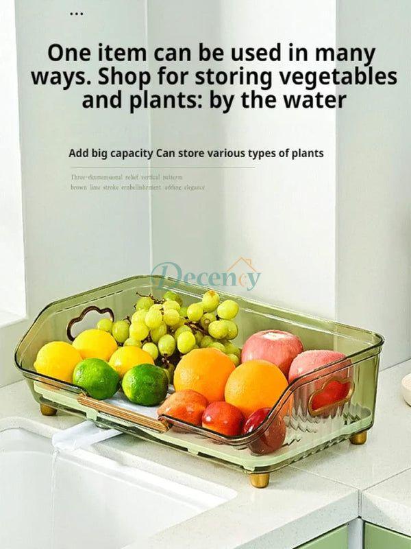 Transparent Dish Drainer Rack