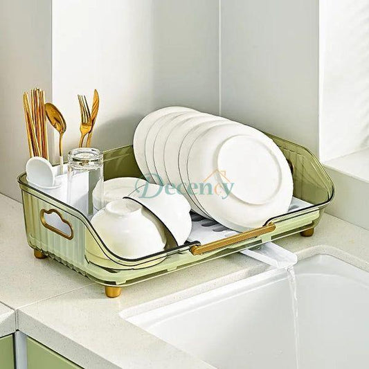 Transparent Dish Drainer Rack
