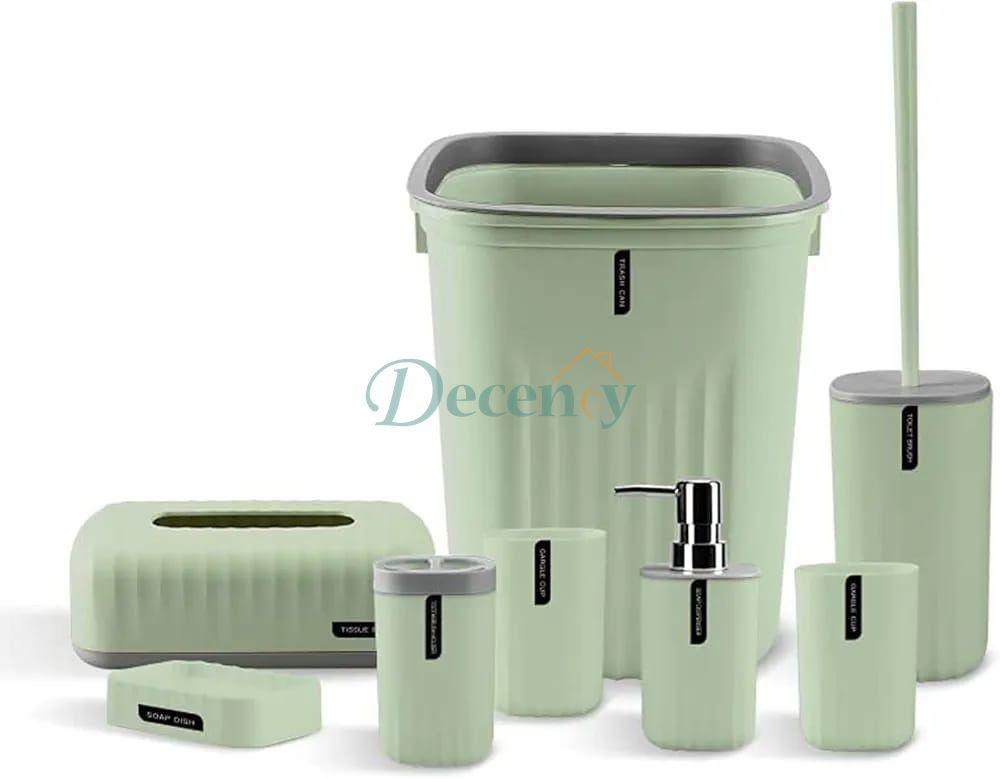 6 pc bathroom set