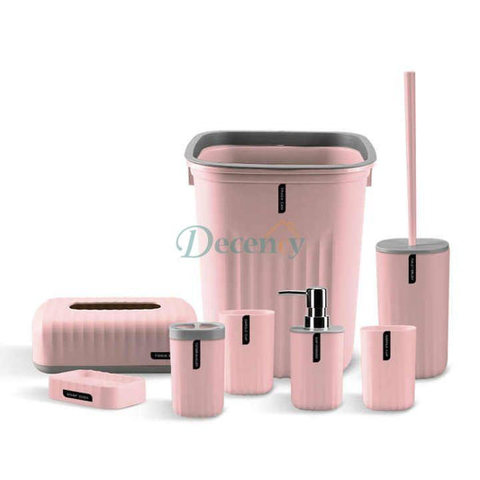 6 pc bathroom set