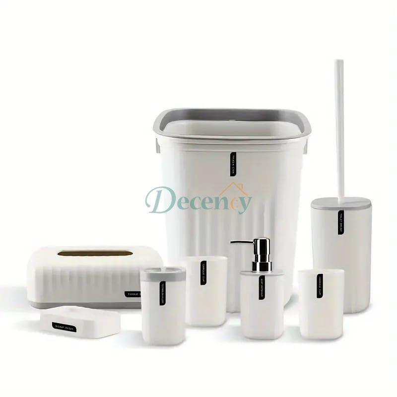 6 pc bathroom set