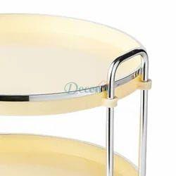 2 Layer Round Tray