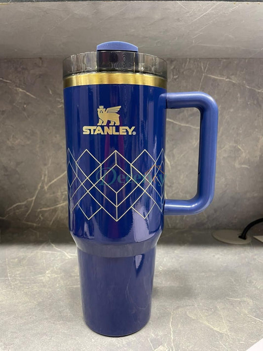 Stanley Quencher H2.0 FlowStateTumbler 40 OZ Night Fall Gloss Deco