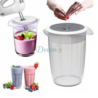 Mixing Container With Protective Lid
