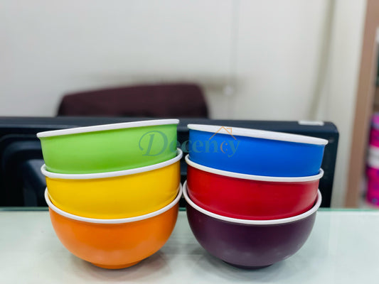 Colorful Ceramic Cereal Bowls – Set of 6
