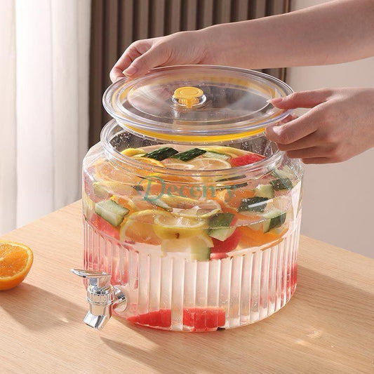Acrylic Round Juice Container