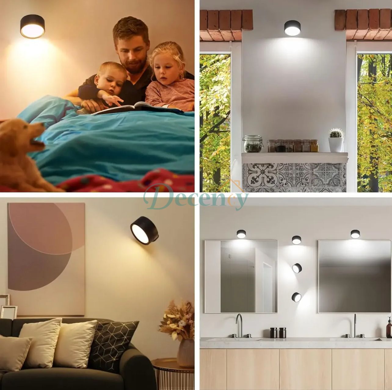 360° Double Side Led Wall Lamp (1 Pcs)