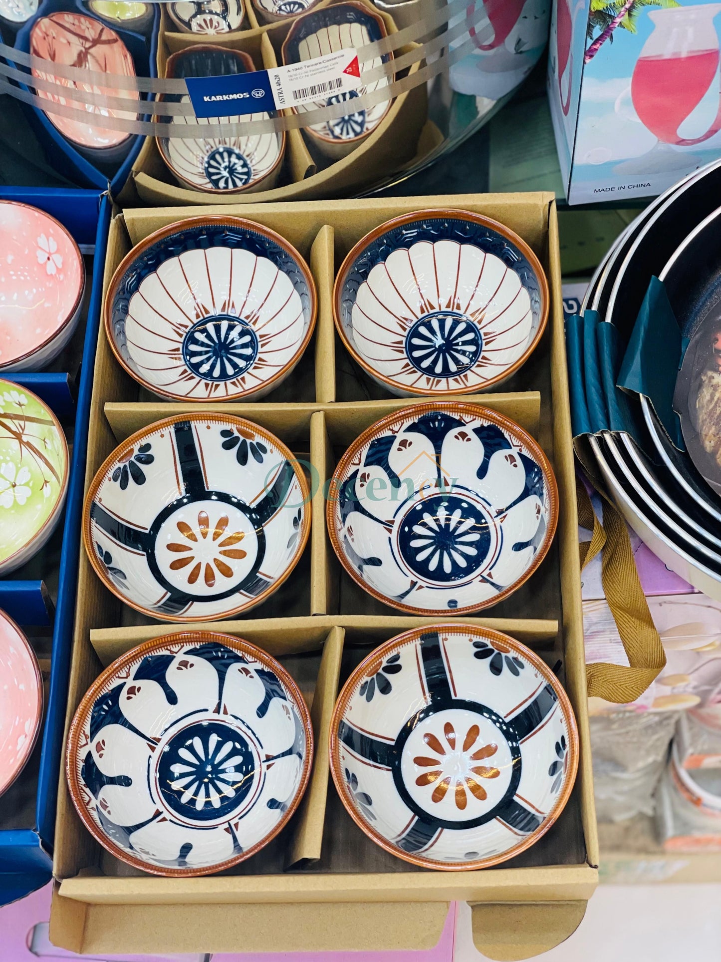 6 Pcs Premium Ceramic Bowl Set