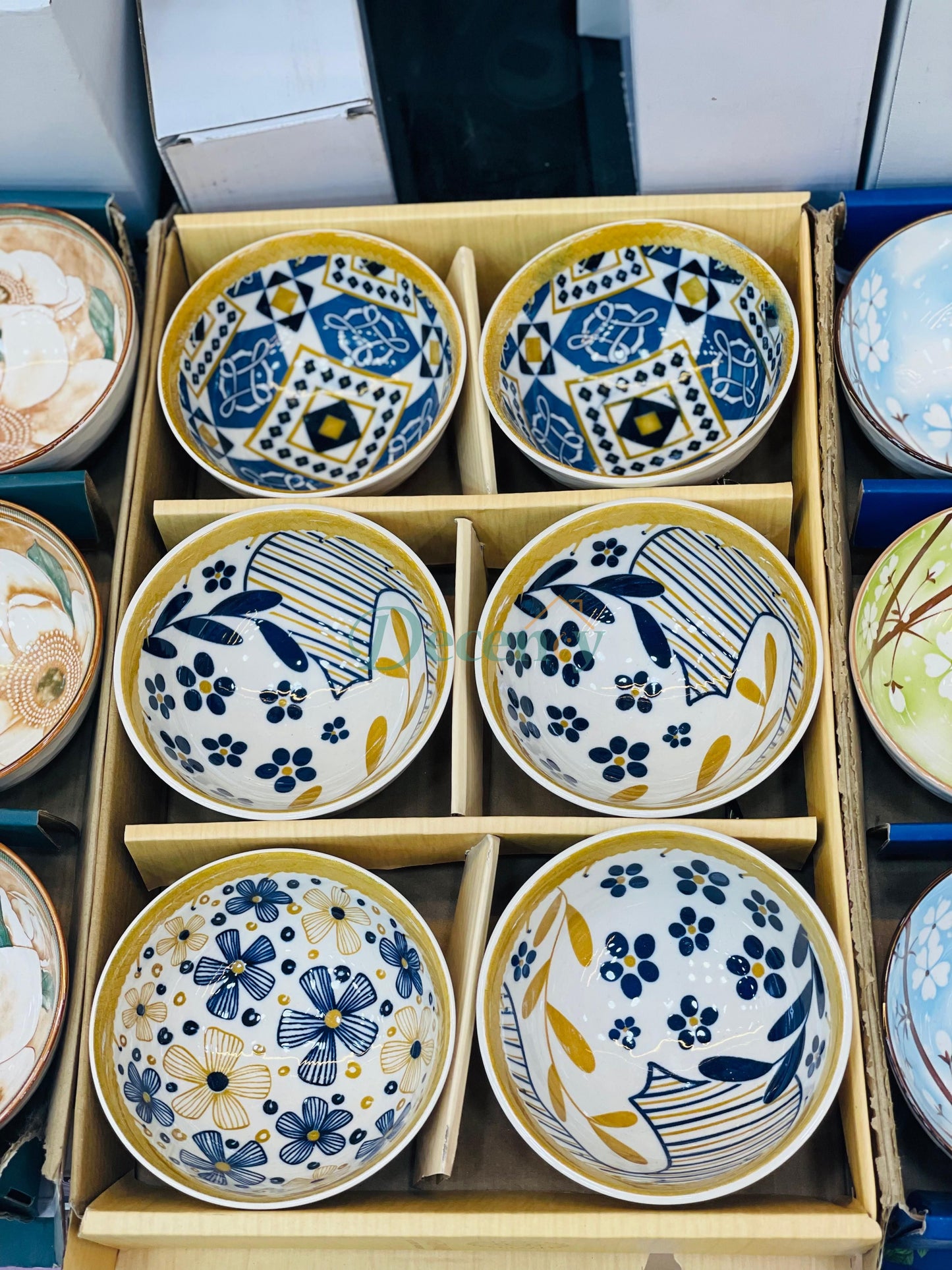6 Pcs Premium Ceramic Bowl Set