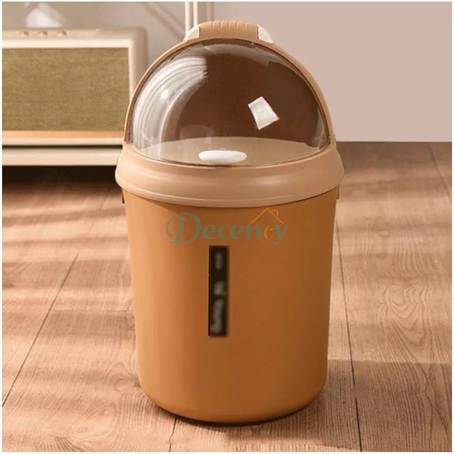 Fancy dustbin with acrylic cover