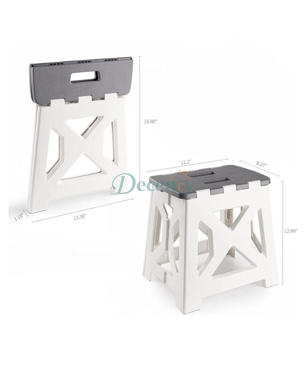 Non-Slip Folding Step Stools with Handle