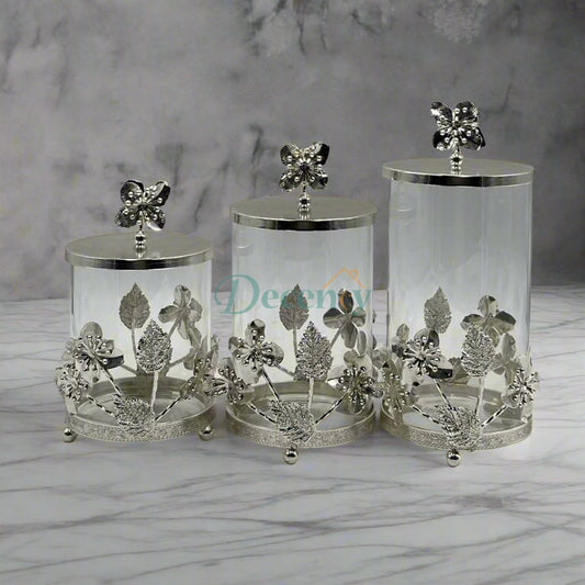 3 Pcs Luxury Storage Jar Set ( 3 )