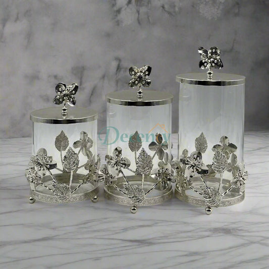 3 Pcs Luxury Storage Jar Set ( 3 )