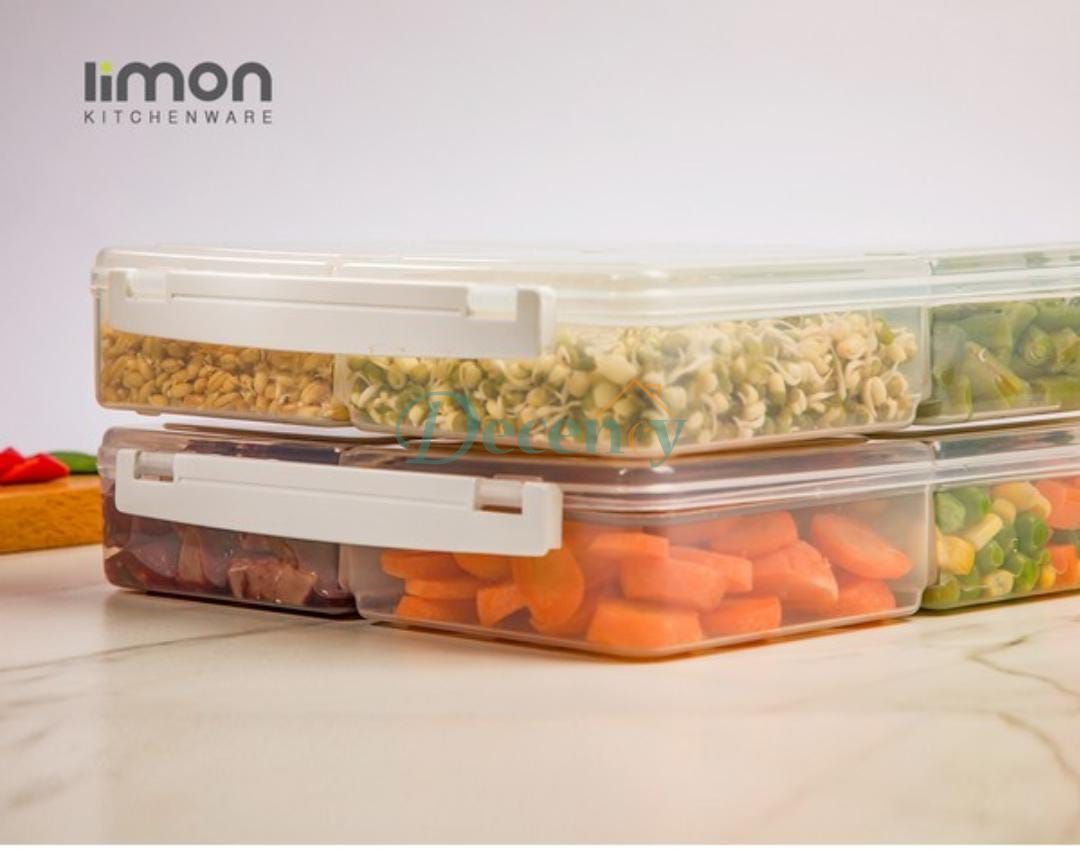 4 Section 250Ml Freezer Box With Lid and Lock