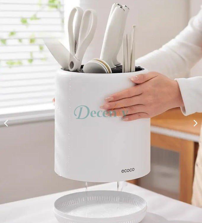 Ecoco 360 Rotating Knife Holder & Utensil Organizer