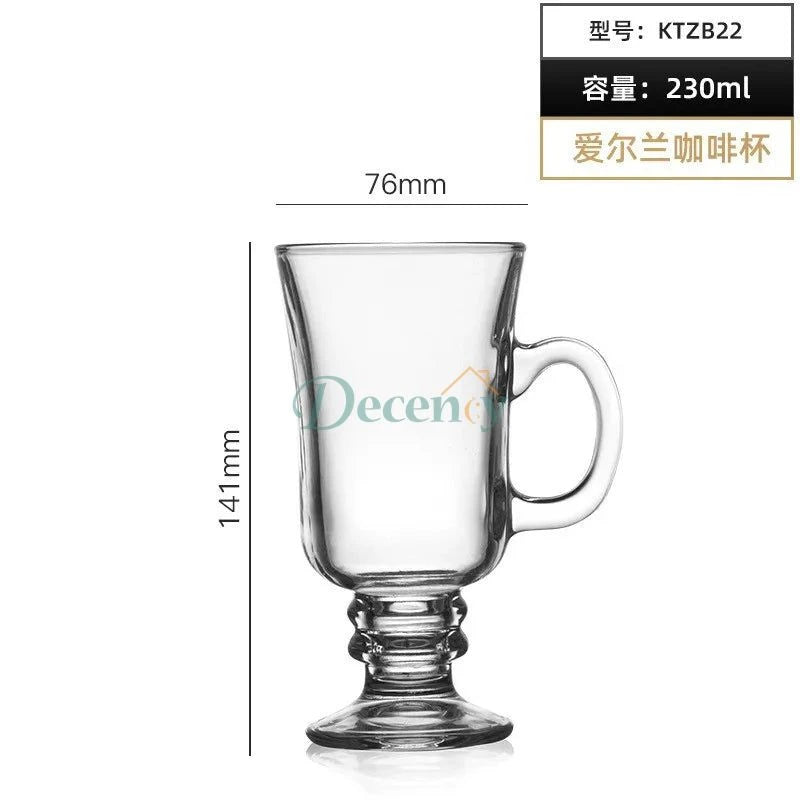Glass Mugs with Handle