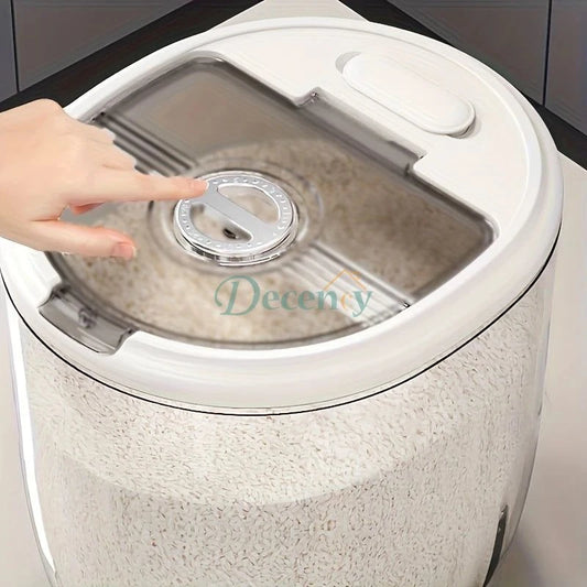Plastic Rice Bin Dispenser Storage Container