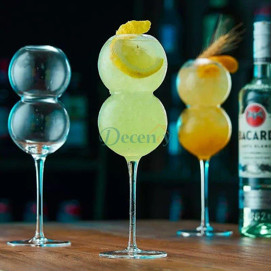 Bubble Glass Ball Globlet