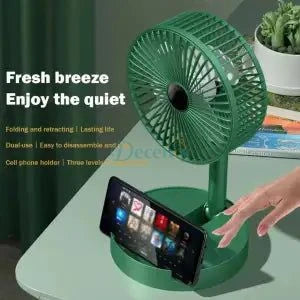 Desktop Telescopic Rechargeable Fan