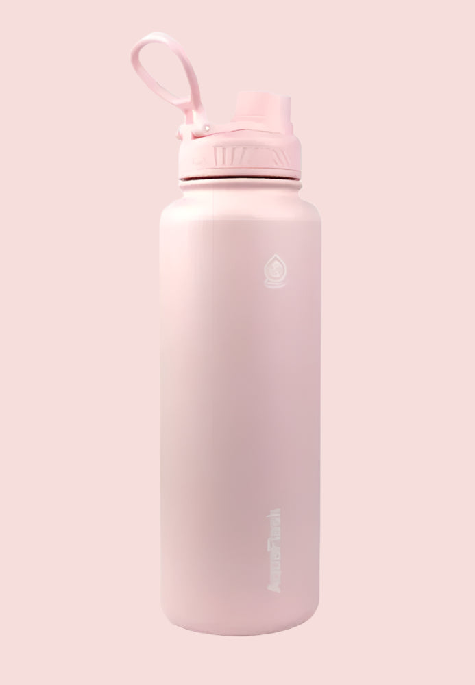 AQUA FLASK 40oz Wide Mouth Vacuum Insulated Stainless Steel Drinking Water Bottle