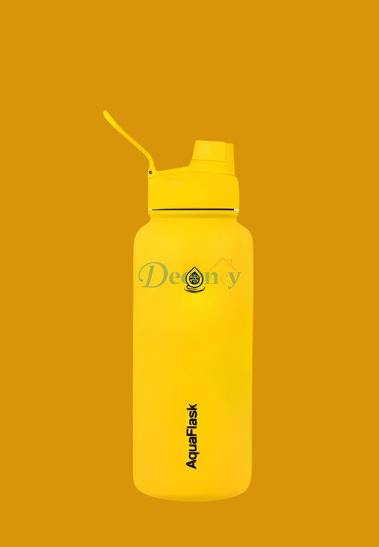 AQUA FLASK 40oz Wide Mouth Vacuum Insulated Stainless Steel Drinking Water Bottle