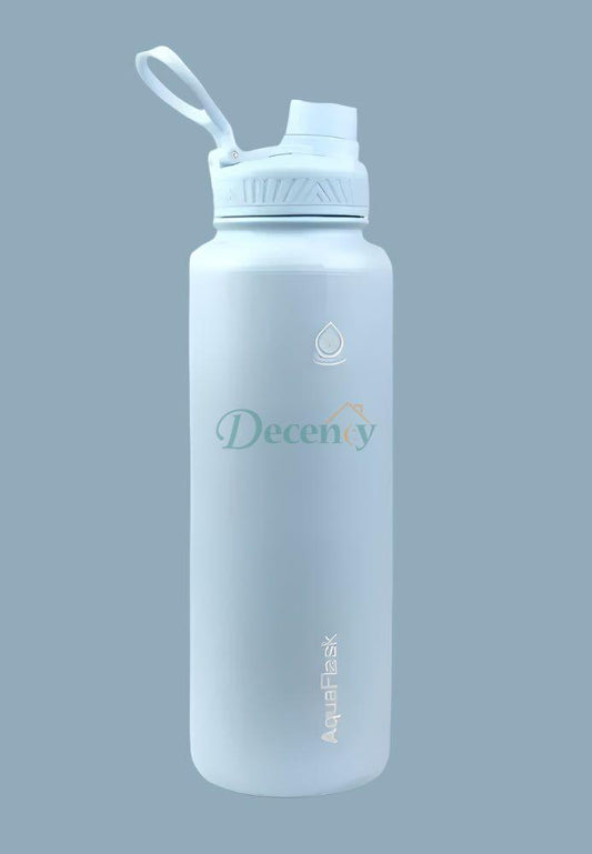 AQUA FLASK 40oz Wide Mouth Vacuum Insulated Stainless Steel Drinking Water Bottle