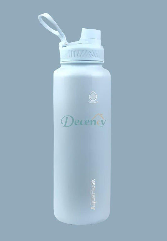 AQUA FLASK 40oz Wide Mouth Vacuum Insulated Stainless Steel Drinking Water Bottle
