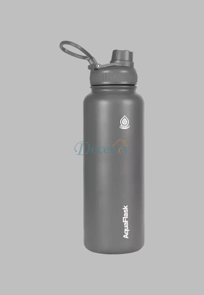 AQUA FLASK 40oz Wide Mouth Vacuum Insulated Stainless Steel Drinking Water Bottle