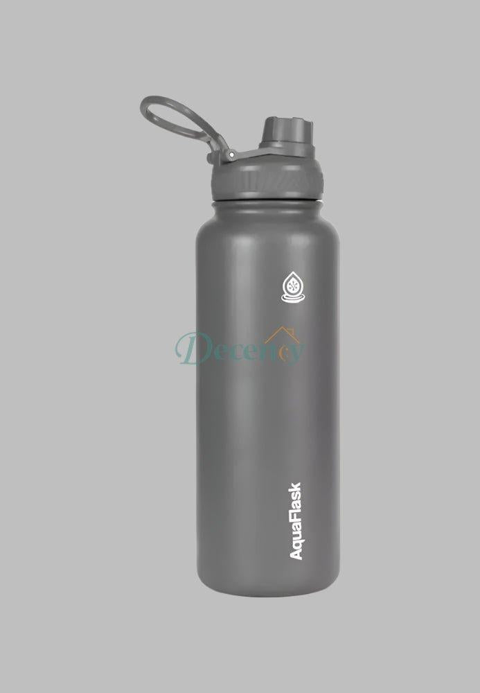 AQUA FLASK 40oz Wide Mouth Vacuum Insulated Stainless Steel Drinking Water Bottle