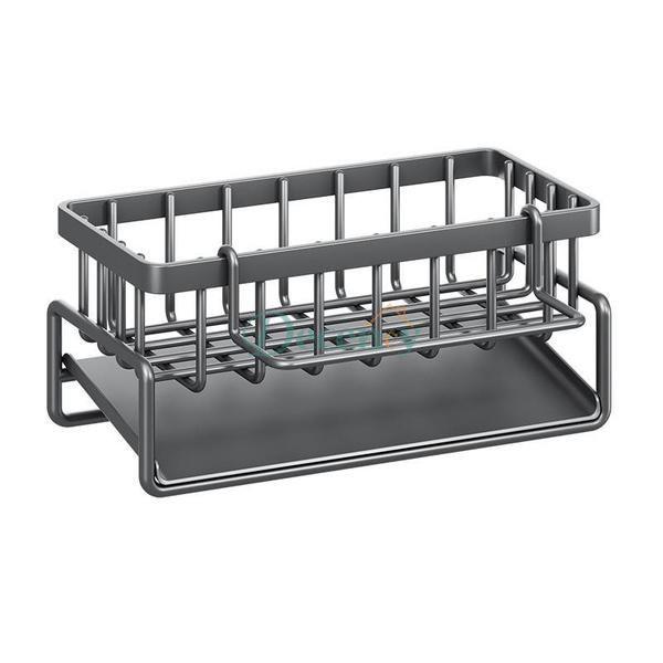 Punch Free Kitchen Sink Storage Rack