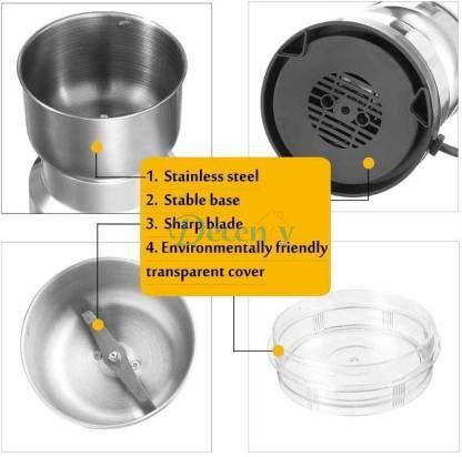 Household Electric High Quality Stainless Steel Grinder (4 Blades) - Decency