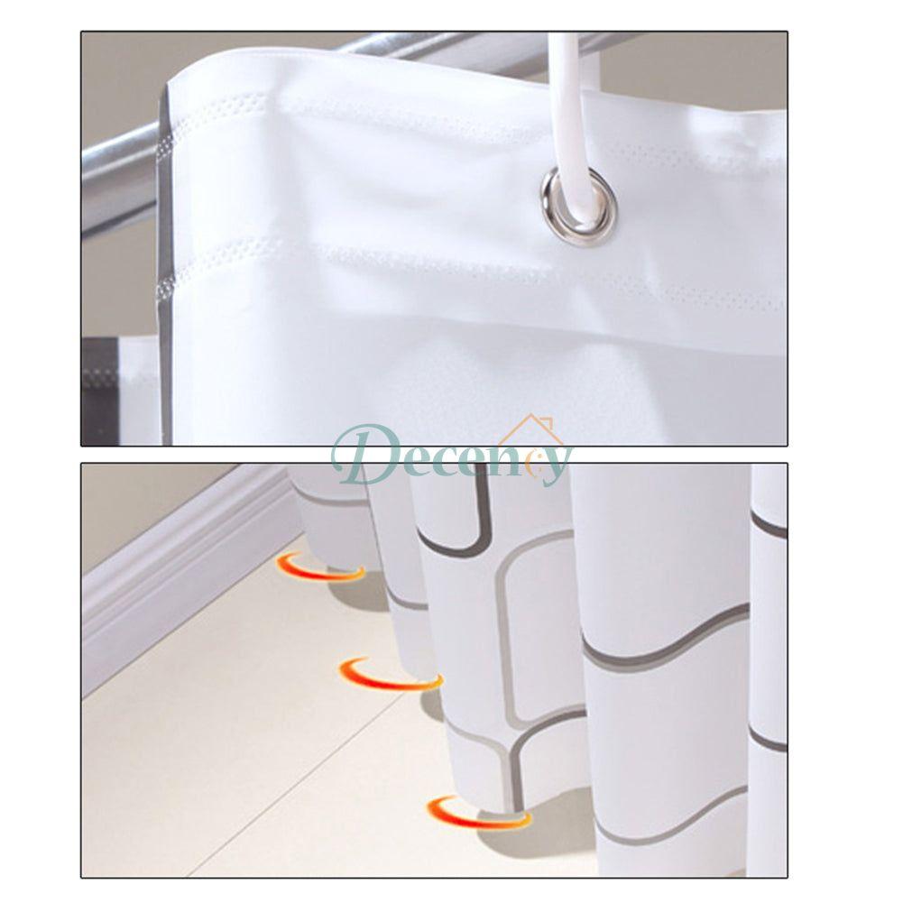 Shower Curtain PEVA Fabric Bathroom