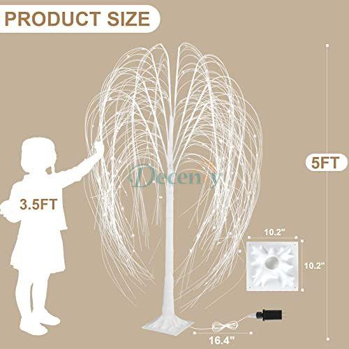Fanshunlite Lighted Weeping Willow Tree