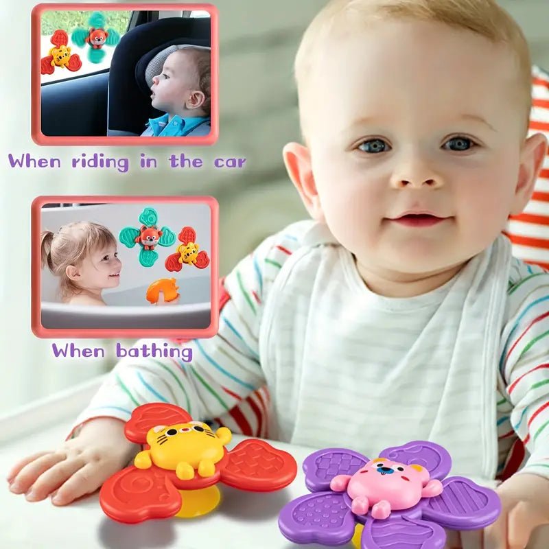 Colorful Cute Animals Design Spinner | Pack of 3