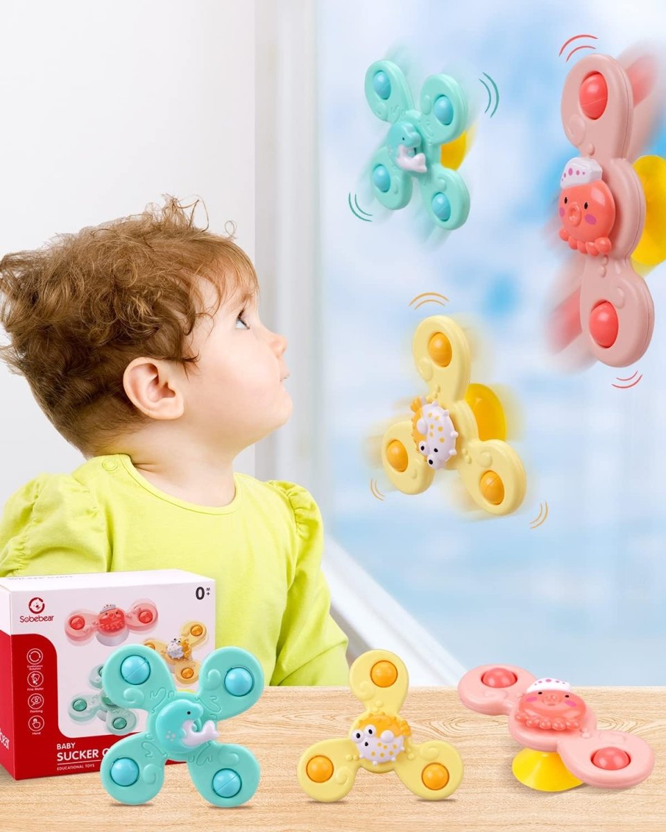 Colorful Cute Animals Design Spinner | Pack of 3