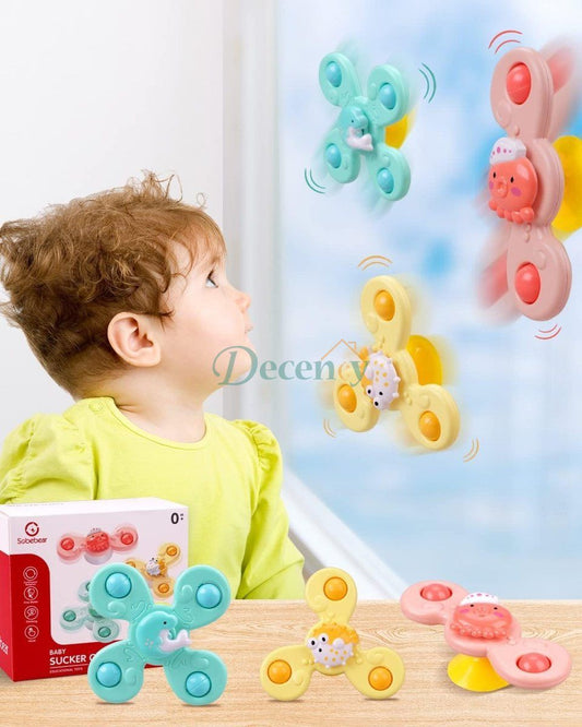 Colorful Cute Animals Design Spinner | Pack of 3