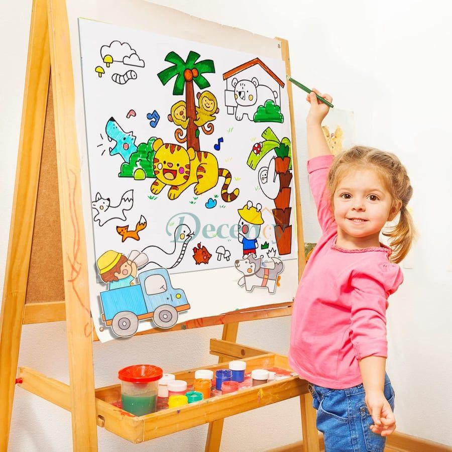 Children Coloring Drawing Roll Sticker (59 Inch Lenght)