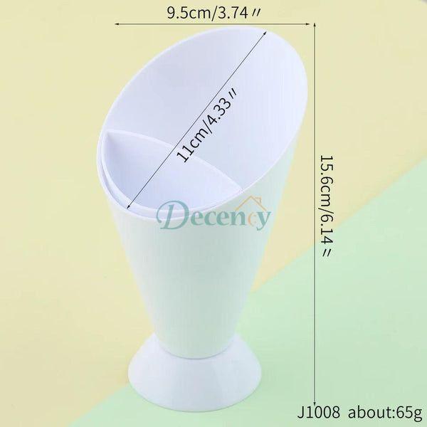 French Fry Holder With Dipping Sauce Cup - Decency
