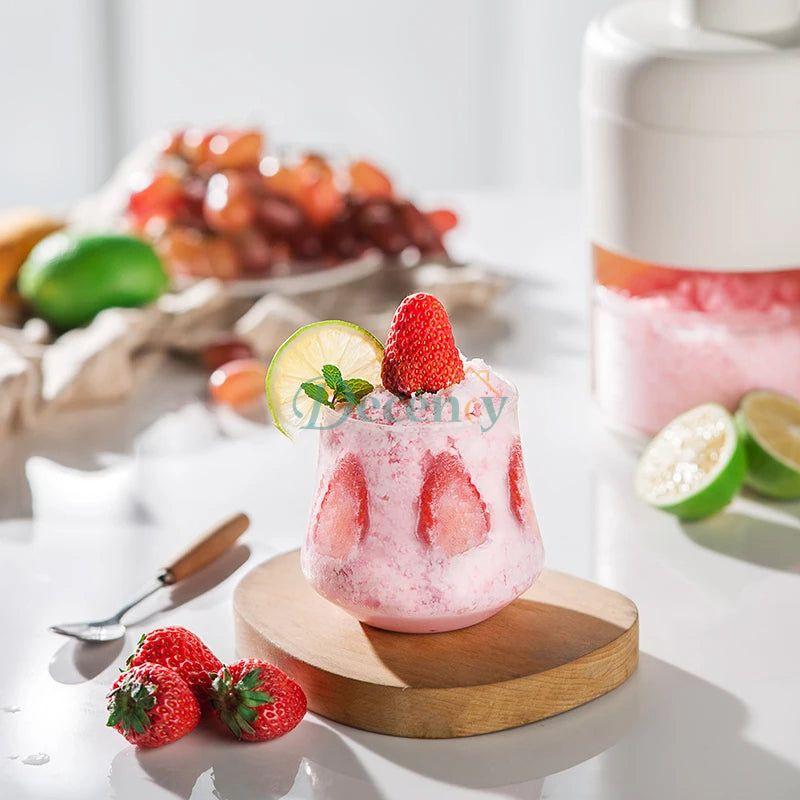 Portable Ice Crusher And Shaved Ice Machine