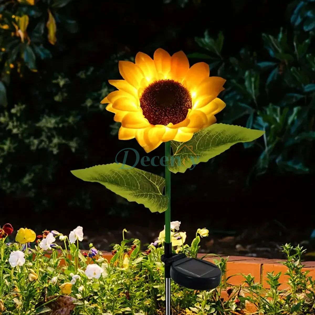 Led Solar Sunflower Lights - Single Head
