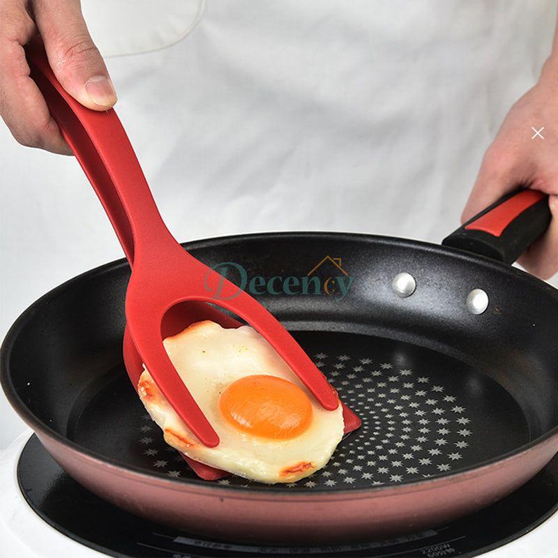 2 in 1 Grip and Flip Spatula Tong
