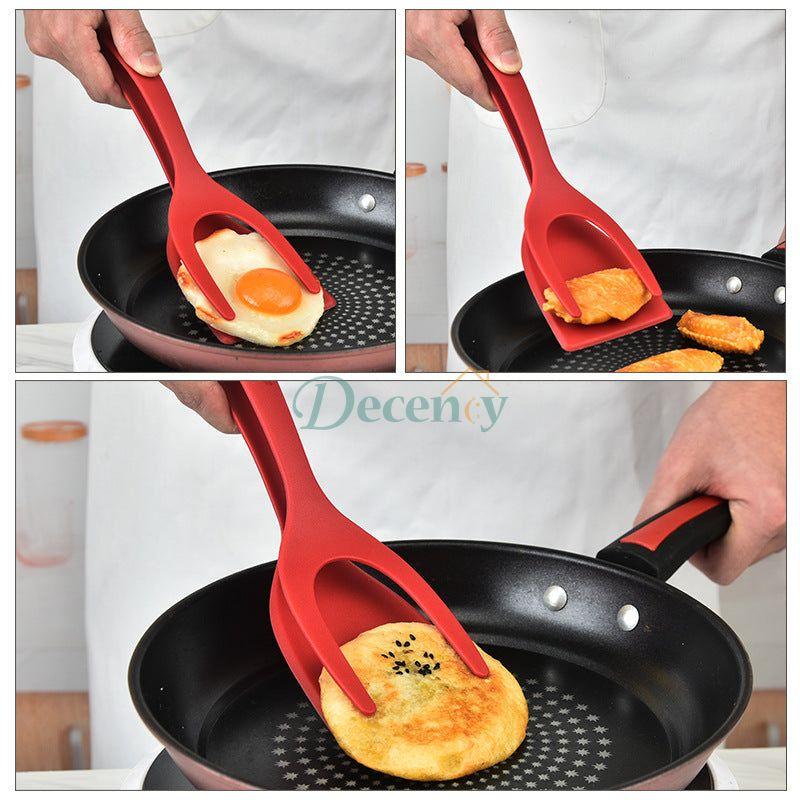 2 in 1 Grip and Flip Spatula Tong