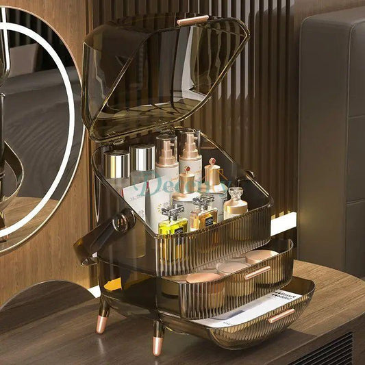 Transparent Cosmetic And Skincare Organizer