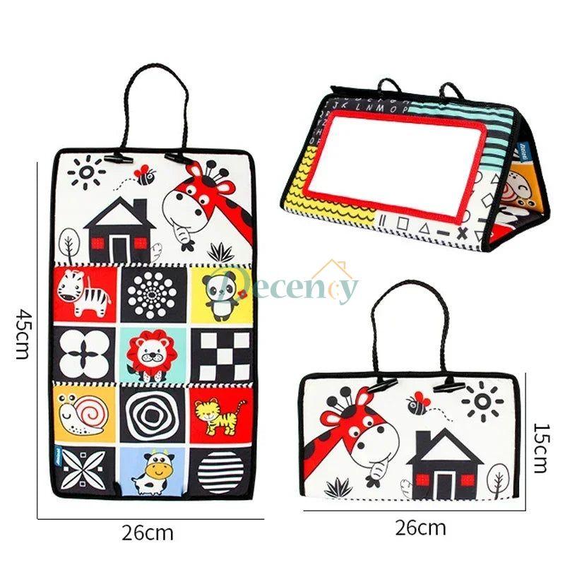 Newborn Tummy Time Mirror Toy
