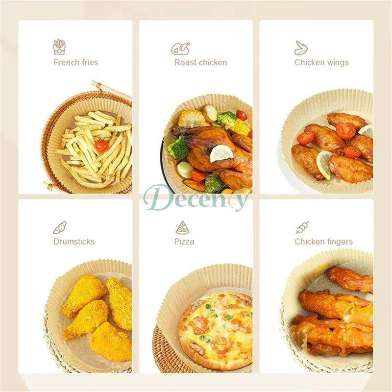 Air Fryer Disposable Papers ( 50 Pcs )